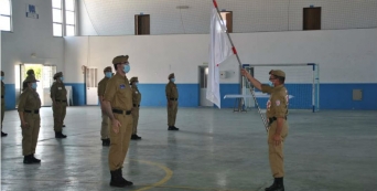 Cerim&oacute;nia de Compromisso de Honra aos novos volunt&aacute;rios